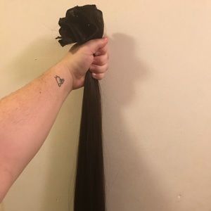 Belle Hair 22” brown Extensions